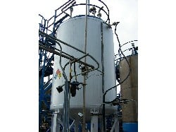5000 gallon Pfaudler, Glass Lined Tank, Vertical, #5913 glass, 102" diameter x 130" straight side, 14 psi @ - Image 2