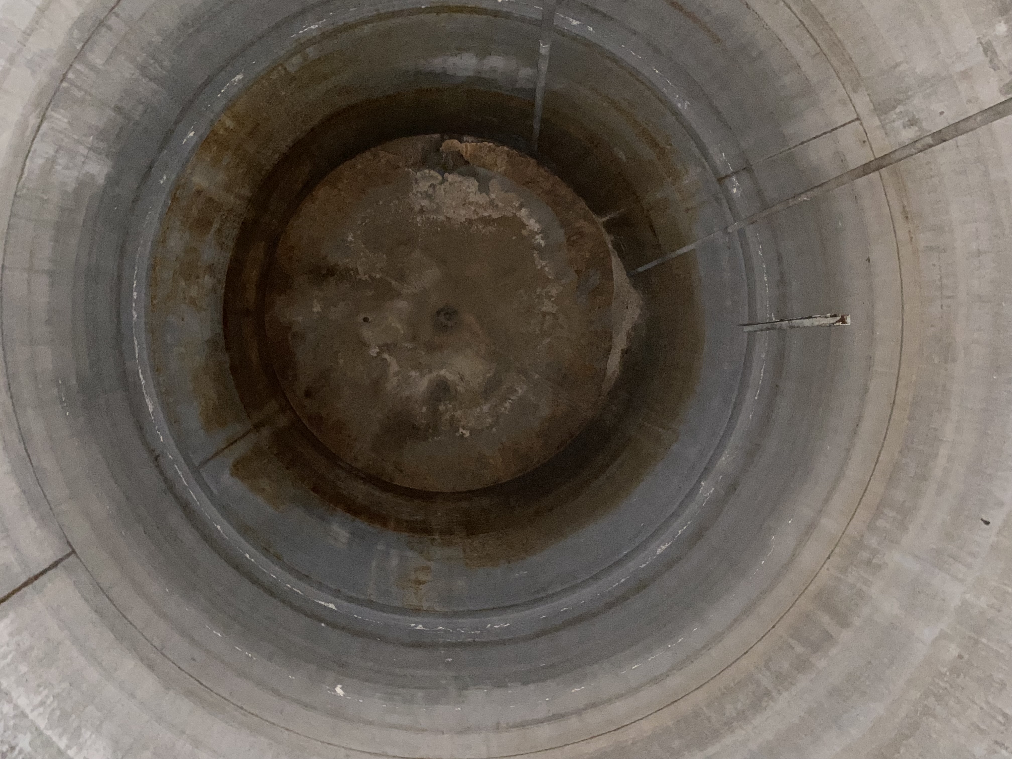 10,000 gallon Stainless Steel Vertical Storage Tank, 110" diameter x 240" straight side, cone top & bottom - Image 8