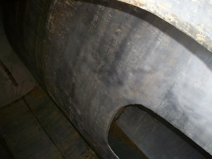 5500 gallon Stainless Steel Vertical Storage Tank, 9' 10" diameter x 10' straight side, cone top, flat - Image 3