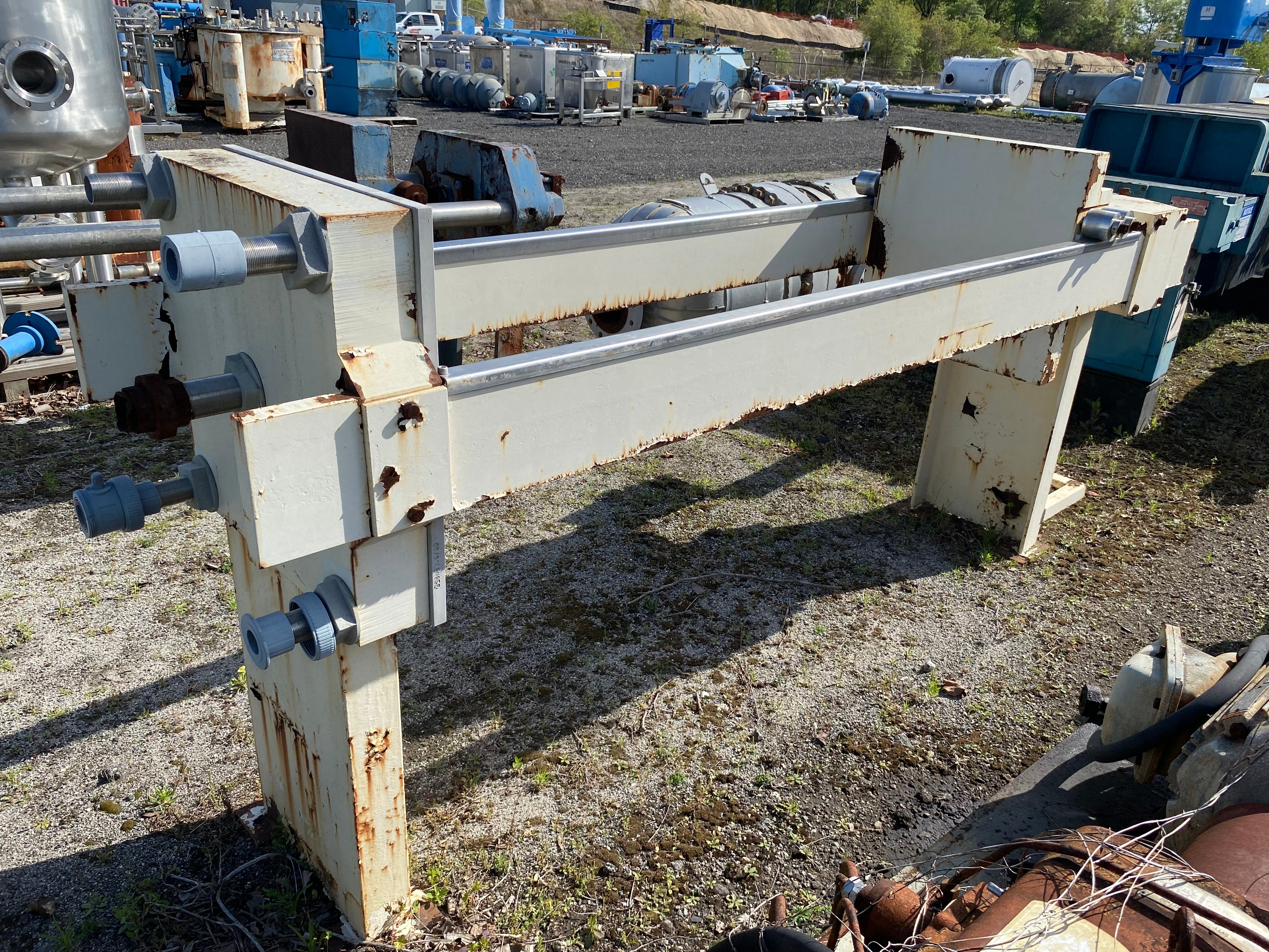 24" x 24" Hoesch #M-24-178.9-C-1.25-D-20-D-D, Polypropylene Recessed Plate Filter Press, 178 sq.ft., 8.7 - Image 4
