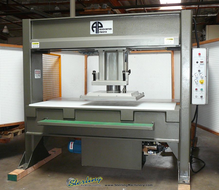 39 Ton, APMC #USA-TH3079-35U, 5.9 stroke, 7.1" daylight, head press, polypropylene cutting pad, #SMTH307935U - Image 1