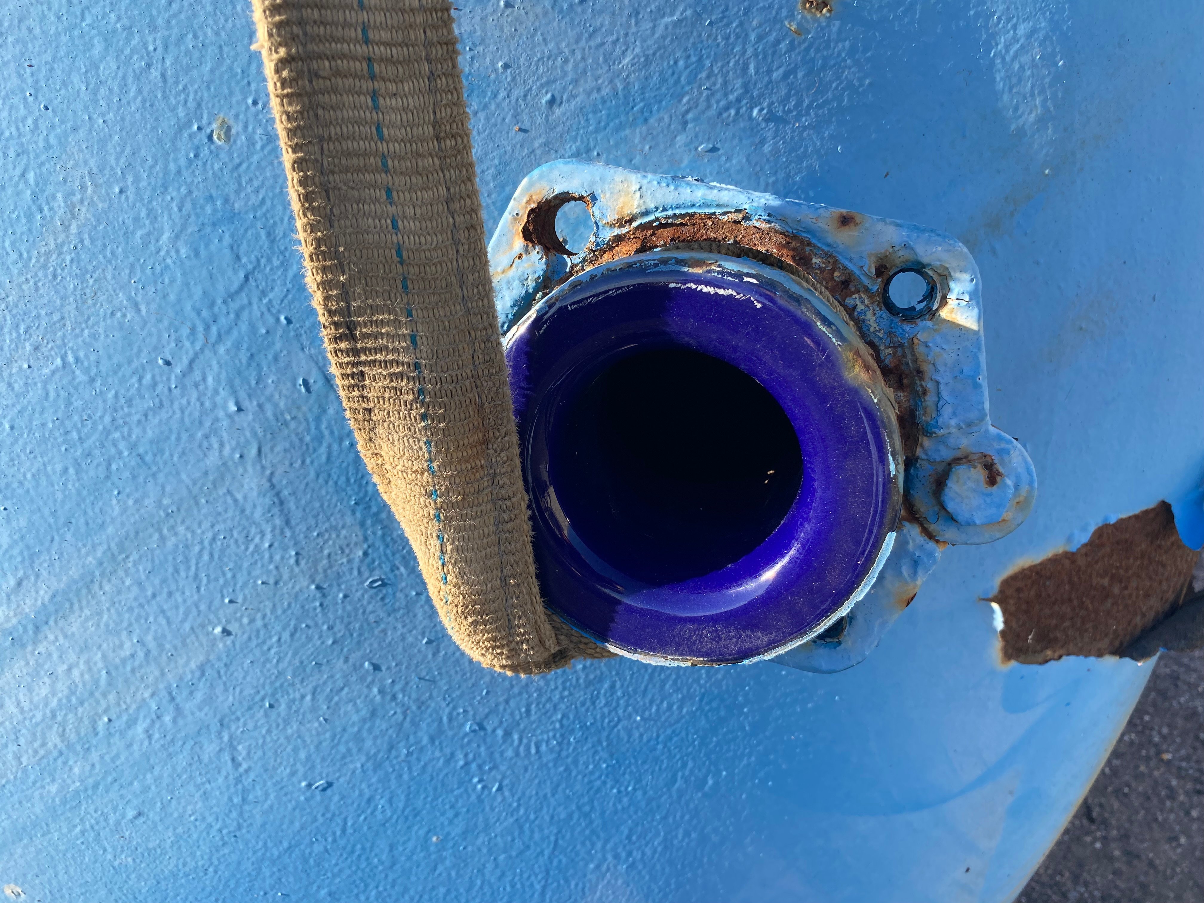2000 gallon Pfaudler Chemstor, Glass Lined Vacuum Tank, Vertical, #5014 glass, 7' diameter x 5' 10" straight - Image 3