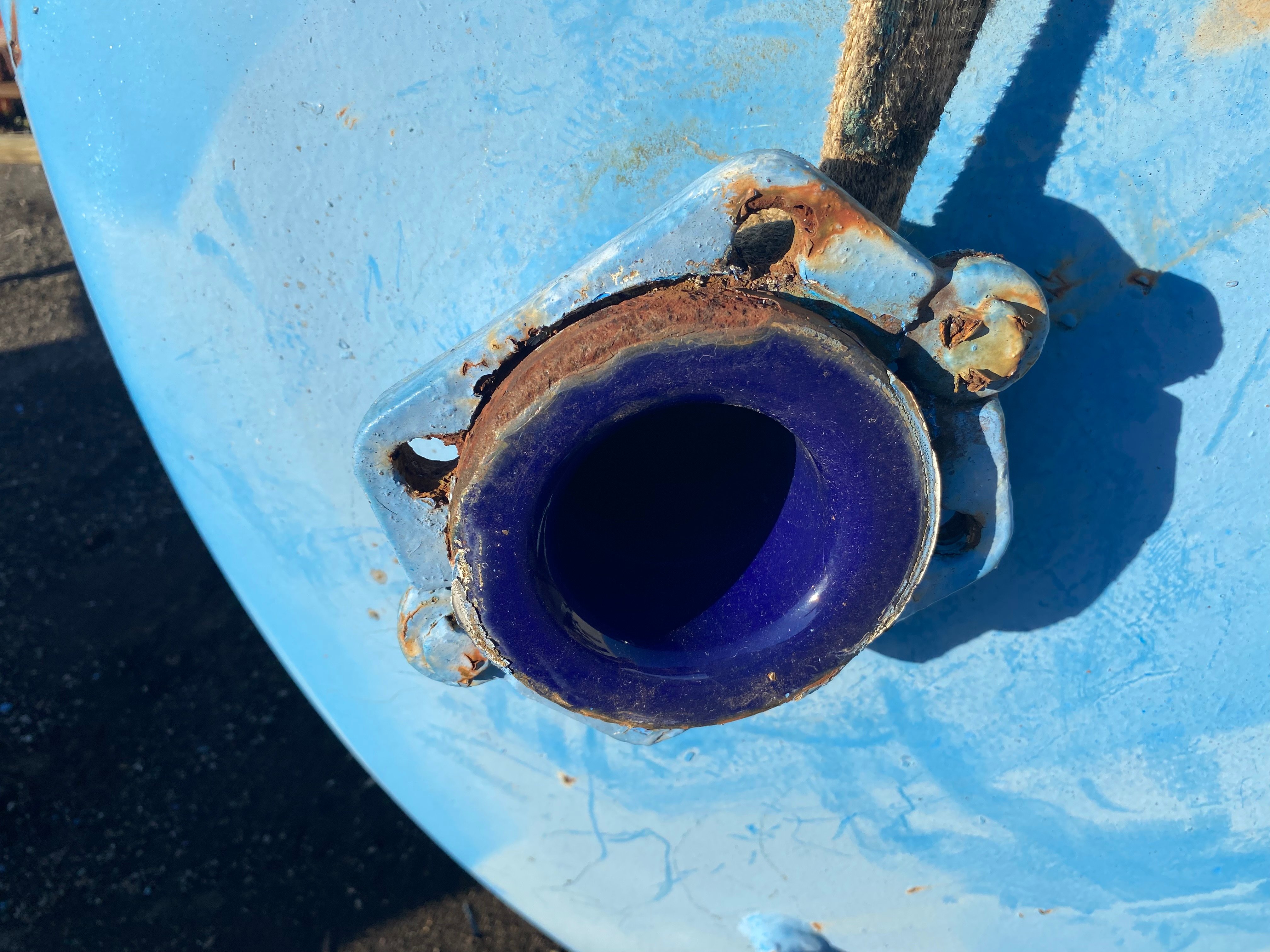 2000 gallon Pfaudler Chemstor, Glass Lined Vacuum Tank, Vertical, #5014 glass, 7' diameter x 5' 10" straight - Image 4