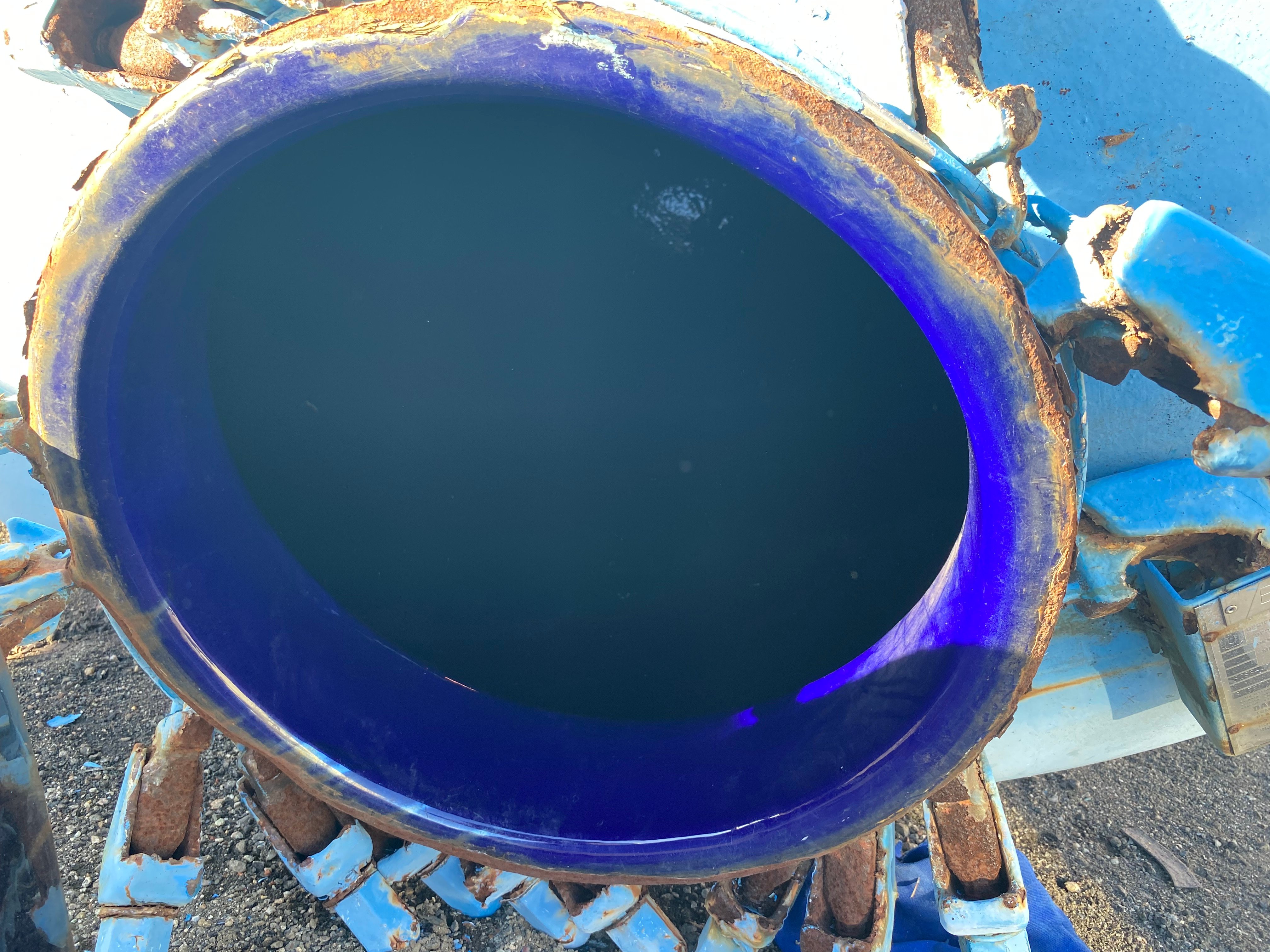 2000 gallon Pfaudler Chemstor, Glass Lined Vacuum Tank, Vertical, #5014 glass, 7' diameter x 5' 10" straight - Image 6