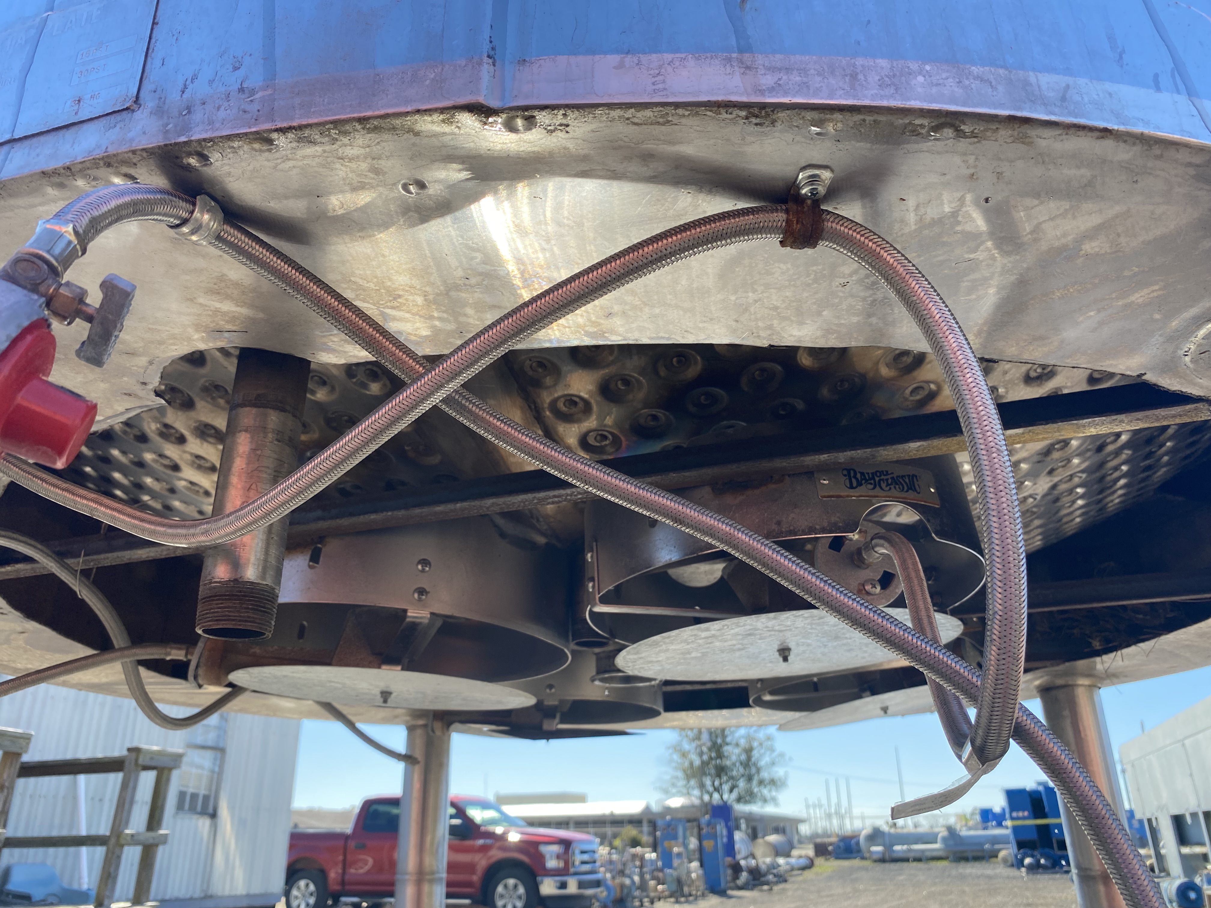 700 gallon Cherry Burrell, Jacketed Batch Processor, 66" diameter x 48" straight side, 15 psi/30" vacuum - Image 8