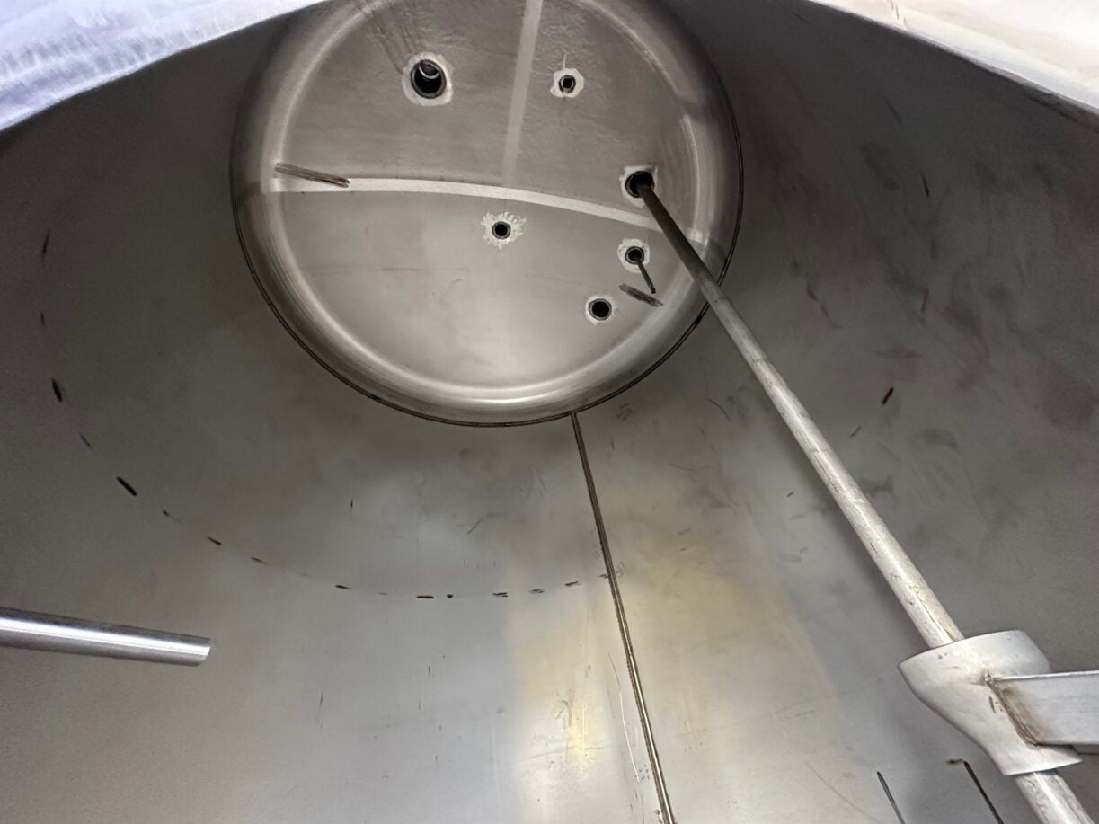 1550 gallon Savannah Tank, 316 Stainless Steel Vertical Tank, 6' diameter x 6' 3" straight side, 2 psi/FV @ - Image 5