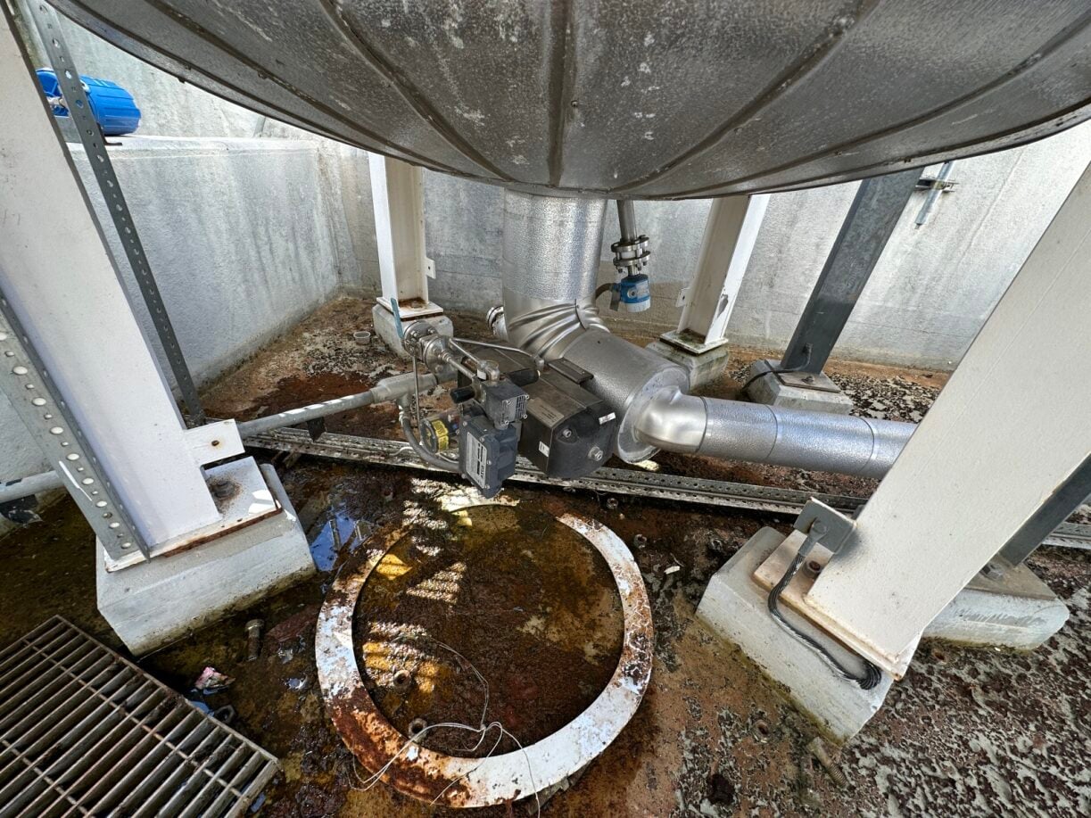 1550 gallon Savannah Tank, 316 Stainless Steel Vertical Tank, 6' diameter x 6' 3" straight side, 2 psi/FV @ - Image 7