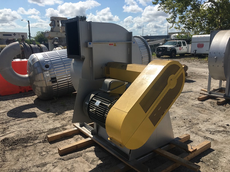 10464 cfm, Twin City, Size 921, Carbon Steel Blower, type RBA-SW, 2.3" SP, 1780 RPM, 50 HP Teco, 200-400 V. - Image 2