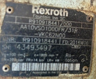 60 HP Rexroth #AA10VSO100DFR/31R, Hydraulic Power Pack Skid, (2) axial piston variable pumps, 200 LPM, 1785 - Image 5