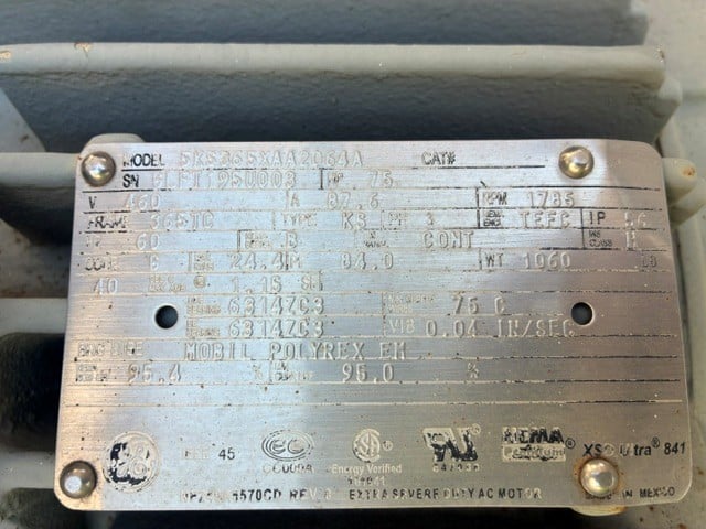 60 HP Rexroth #AA10VSO100DFR/31R, Hydraulic Power Pack Skid, (2) axial piston variable pumps, 200 LPM, 1785 - Image 6