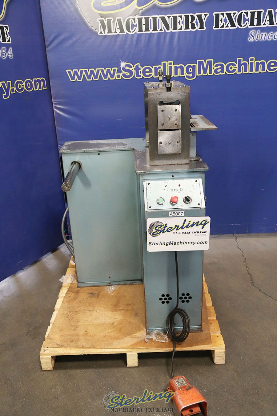N Ferrara #TK-1624, 16 gauge, gang slitter w/ take up, #A5007 - Image 1