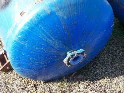 100 gallon Pfaudler #VR-100-POWCT, Glass Lined Tank, #3315 glass, 30" diameter x 41.25" deep, 25 psi @ - Image 3