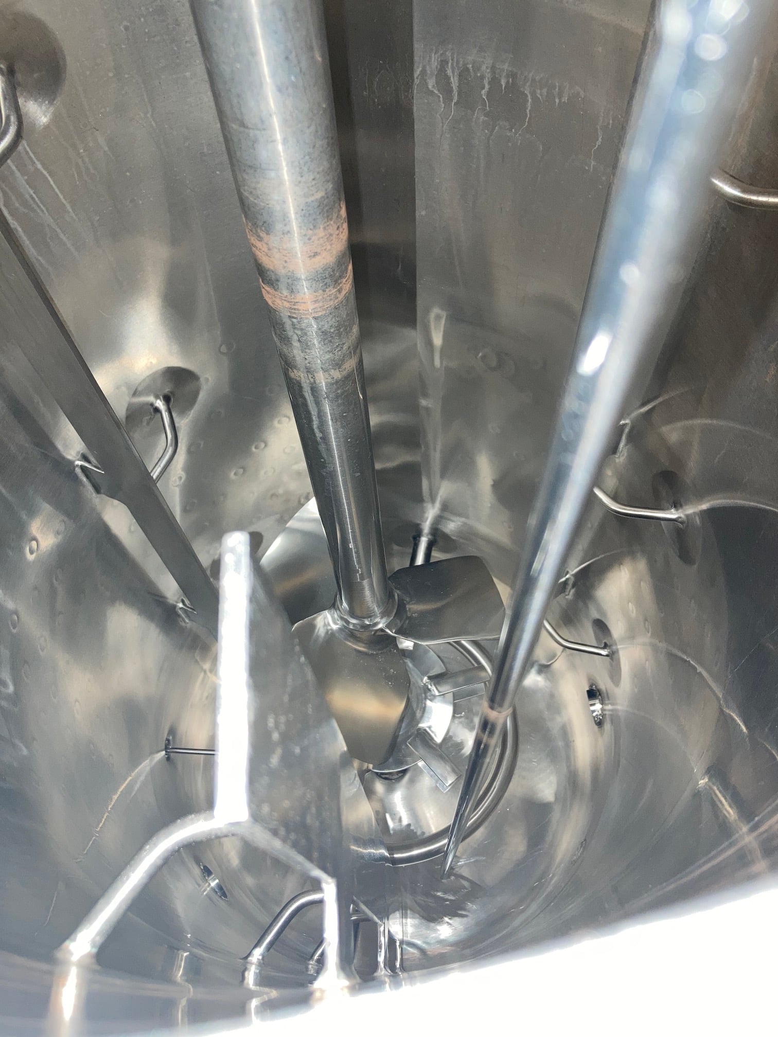 50 gallon A & B Process Systems #RTI-50, 304 Stainless Steel Jacketed Mix Tank, 20" diameter x 48" straight - Image 3
