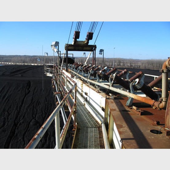 60" wide x 300' long, Mobile Coal Stacking Conveyor, 2800 TPH capacity - Image 2