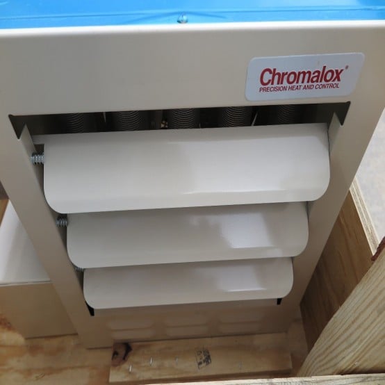 10 KW Chromalox #CXH-A, Explosion Proof Heater, 840 cfm, built-in thermostat, mounting bracket kit, 575 - Image 3