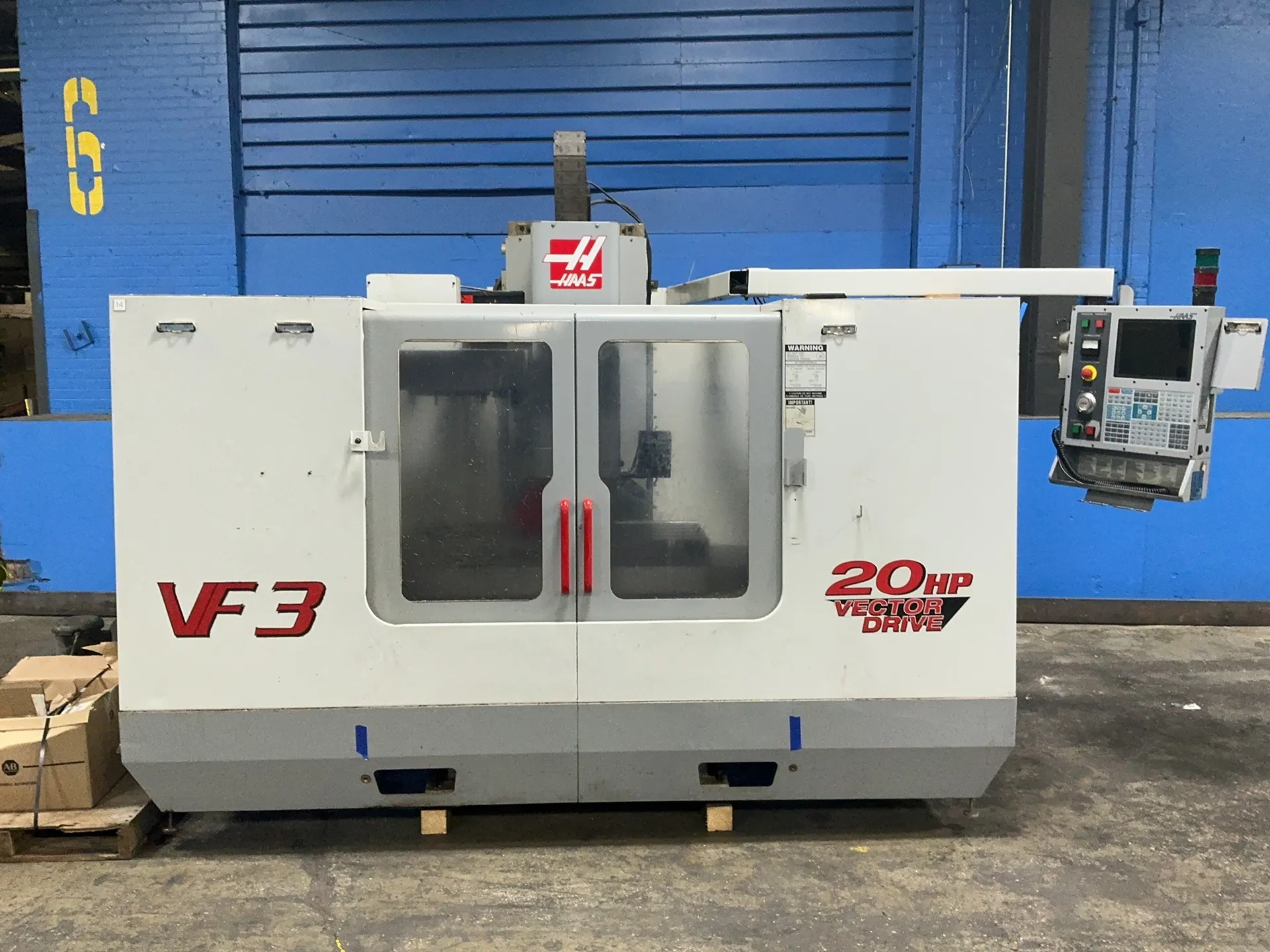 Haas #VF-3B, CNC Vertical Machining Center, 18" x 48" capacity, 20 automatic tool changer, Haas control, chip - Image 2
