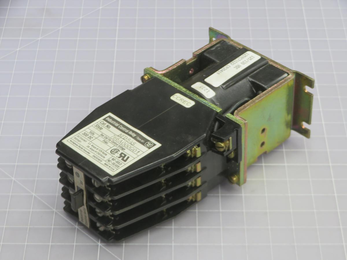 Westinghouse #BFD84S, control relay, 120 Volts AC - Image 2