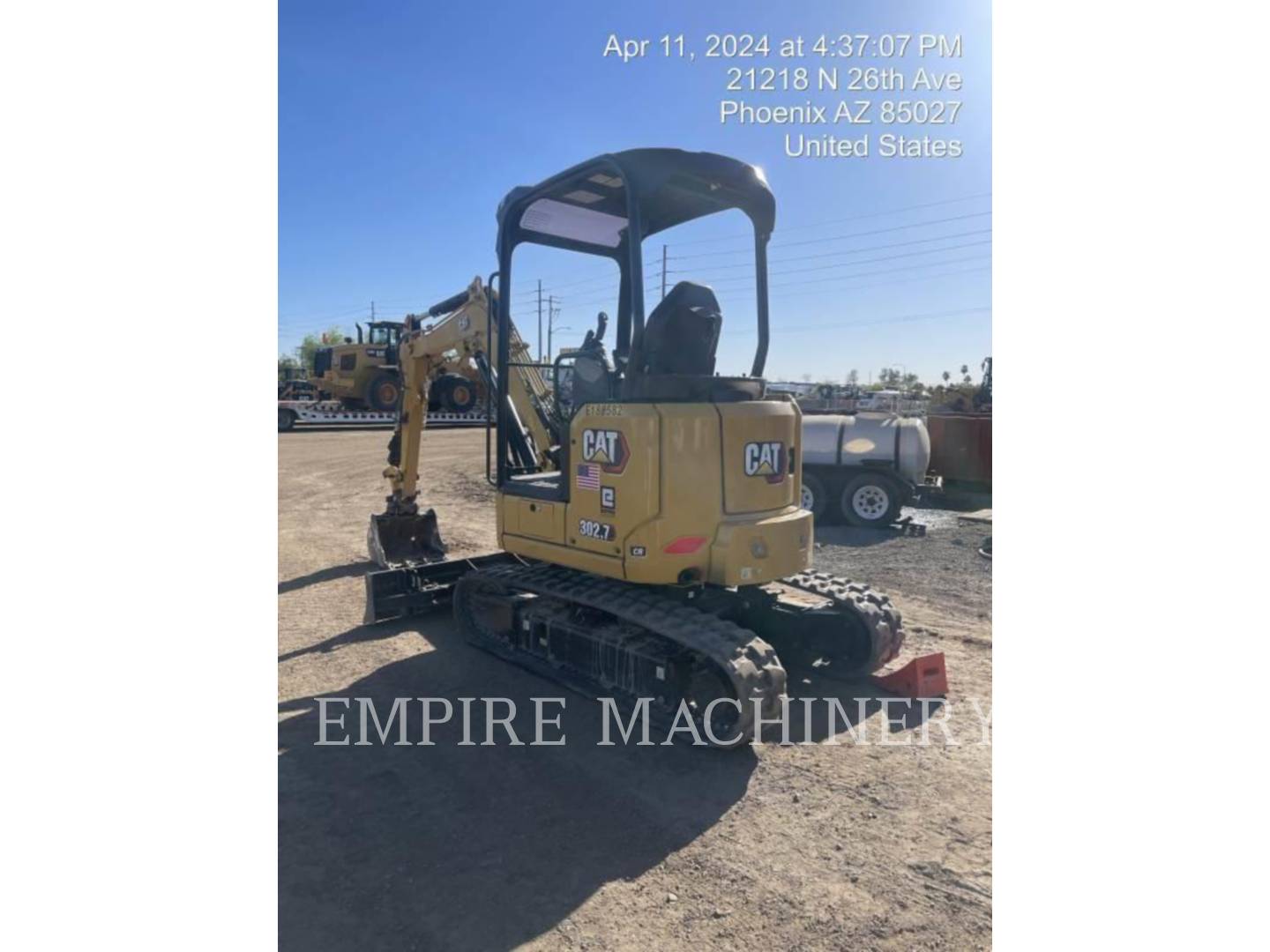 Caterpillar 302.7-7E, 1074 hours, S/N: CZ602738, 2022 - Image 4