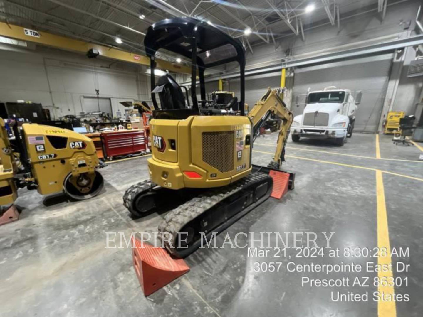 Caterpillar 302.7-7E, 1568 hours, S/N: CZ601257, 2022 - Image 3
