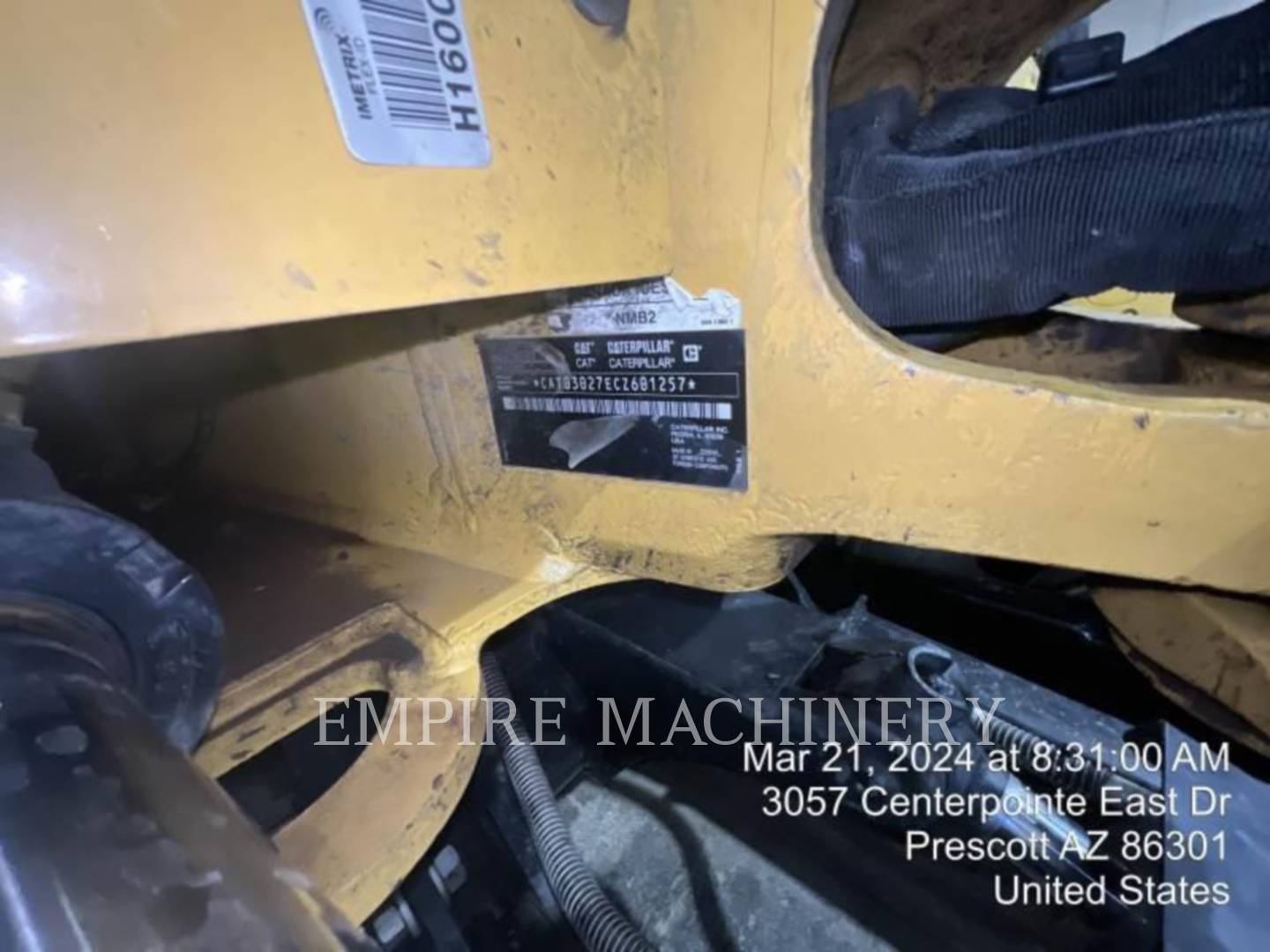 Caterpillar 302.7-7E, 1568 hours, S/N: CZ601257, 2022 - Image 6