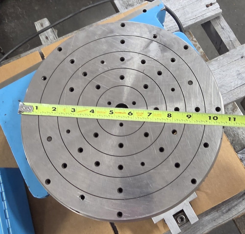 10" Roto Tech #710V-Sine, precision rotary grind table, tilting, non-magnetic, 10-50 RPM, .0001" accuracy - Image 3
