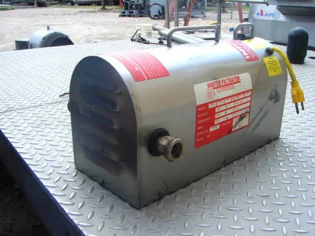 R.F. Hunter #ECCO-ONE, filtrator power unit for edible oil, 1/2 HP, 1425/1725 RPM, 115/230 V., 1 Ph., 2000 - Image 8