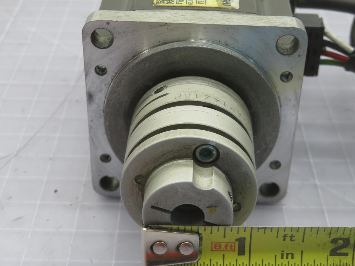 Mitsubishi #HC-MFS23, servo motor, 200 W, 3000 RPM - Image 1
