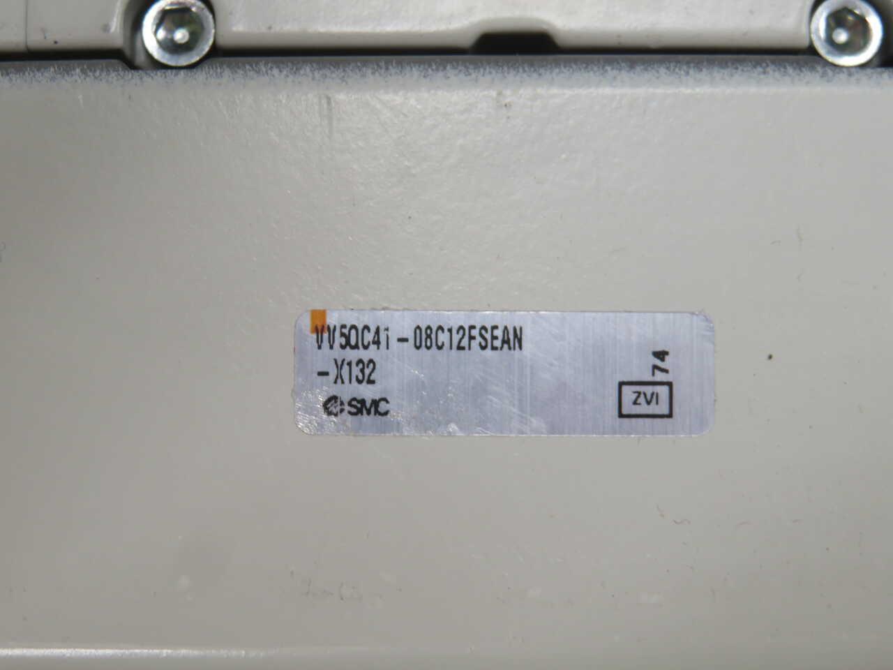 SMC #VV5QC41-08C12FSEAN-X132, VV5Q manifold, 4/5 port solenoid valve - Image 8