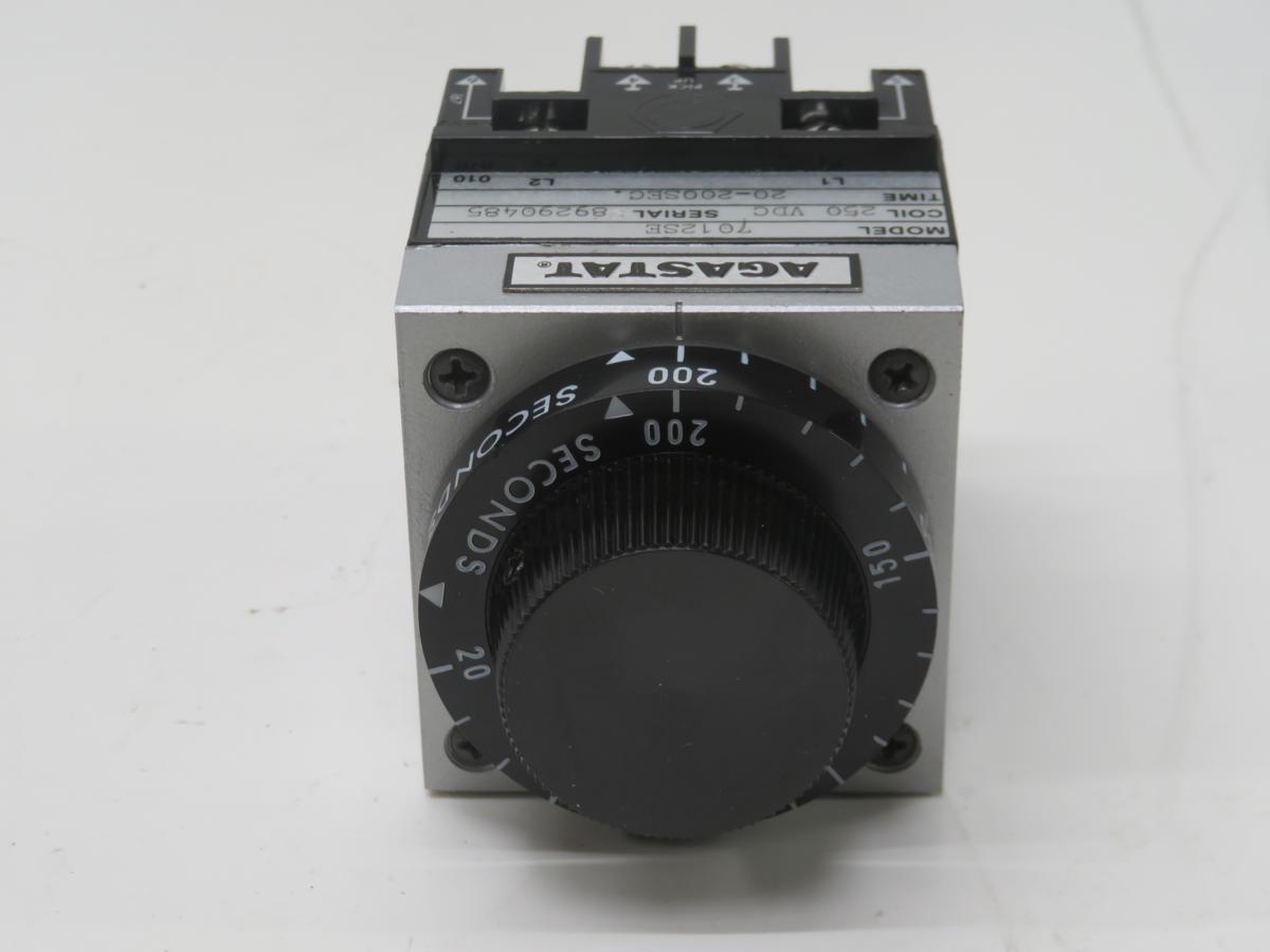 Agastat #7012SE, on-delay time delay relay, 2PDT, 250 Volts DC coil, 20-200 sec. - Image 4
