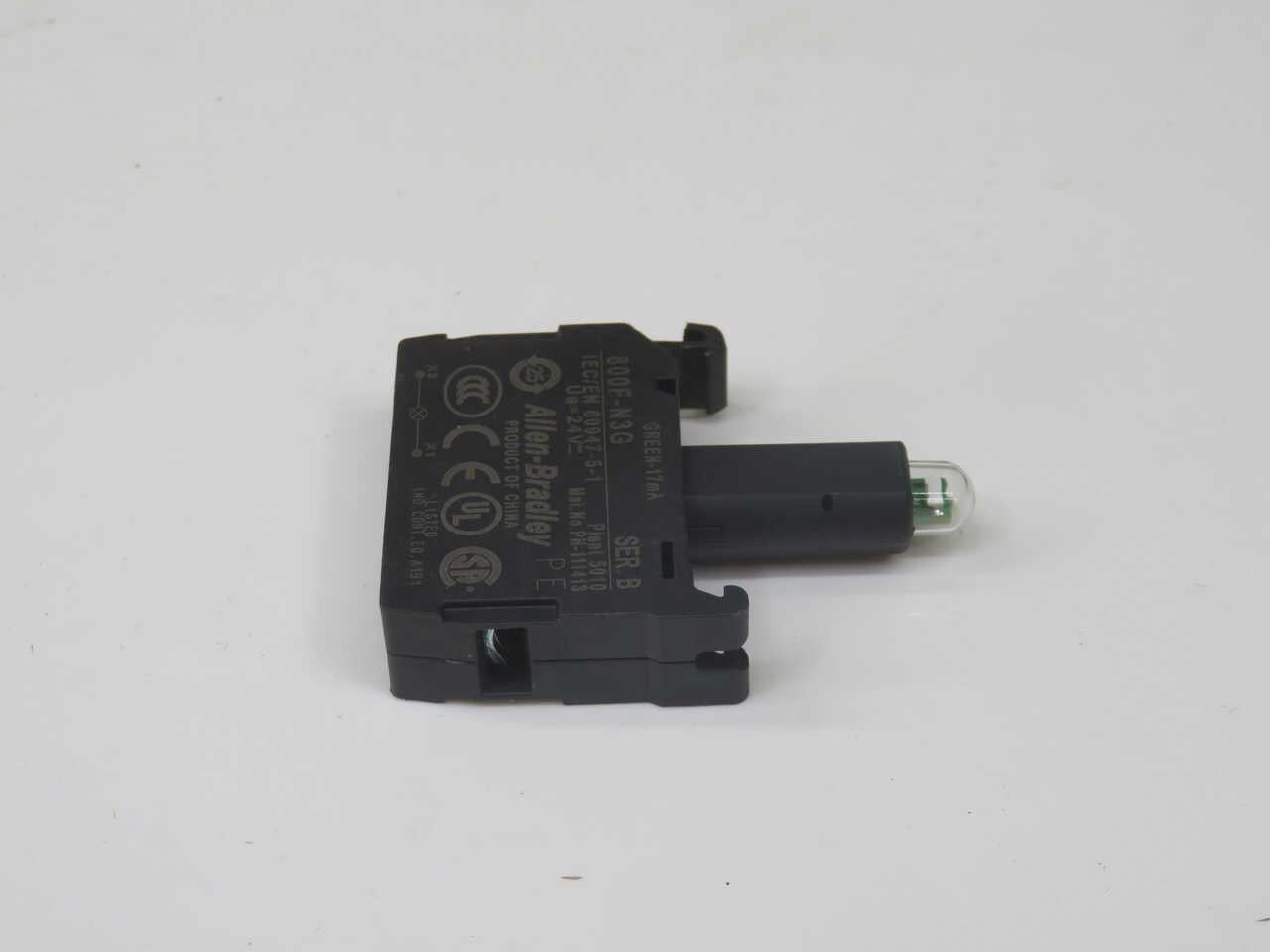 Allen-Bradley #800F-N3G, LED lamp module, 22 mm, 24 Volts AC/DC, green, LOT of 70 - Image 5