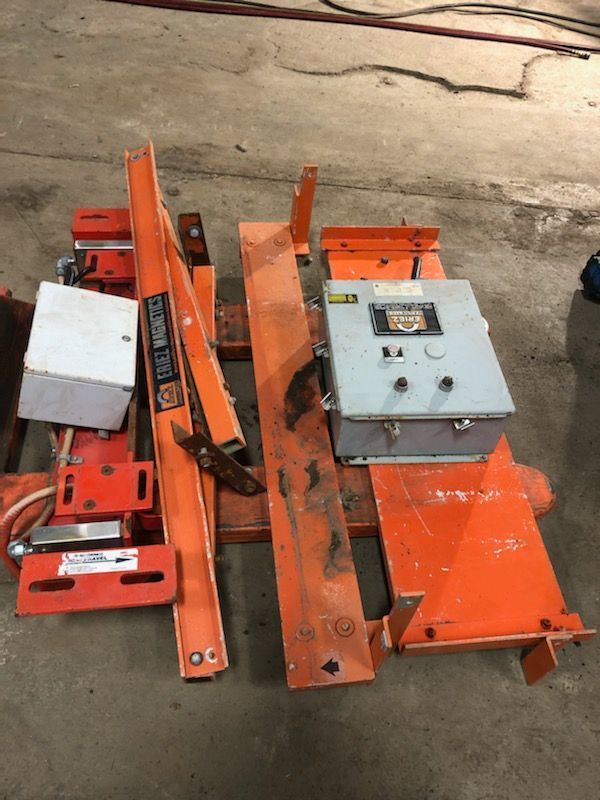 Eriez Electro separation magnet, 48" x 48" x 21", used - Image 5