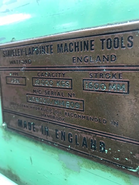 10 Ton x 60" stroke, LaPointe #HP-20, 0-35 FPM cut, 100 FPM return, tooling - Image 8