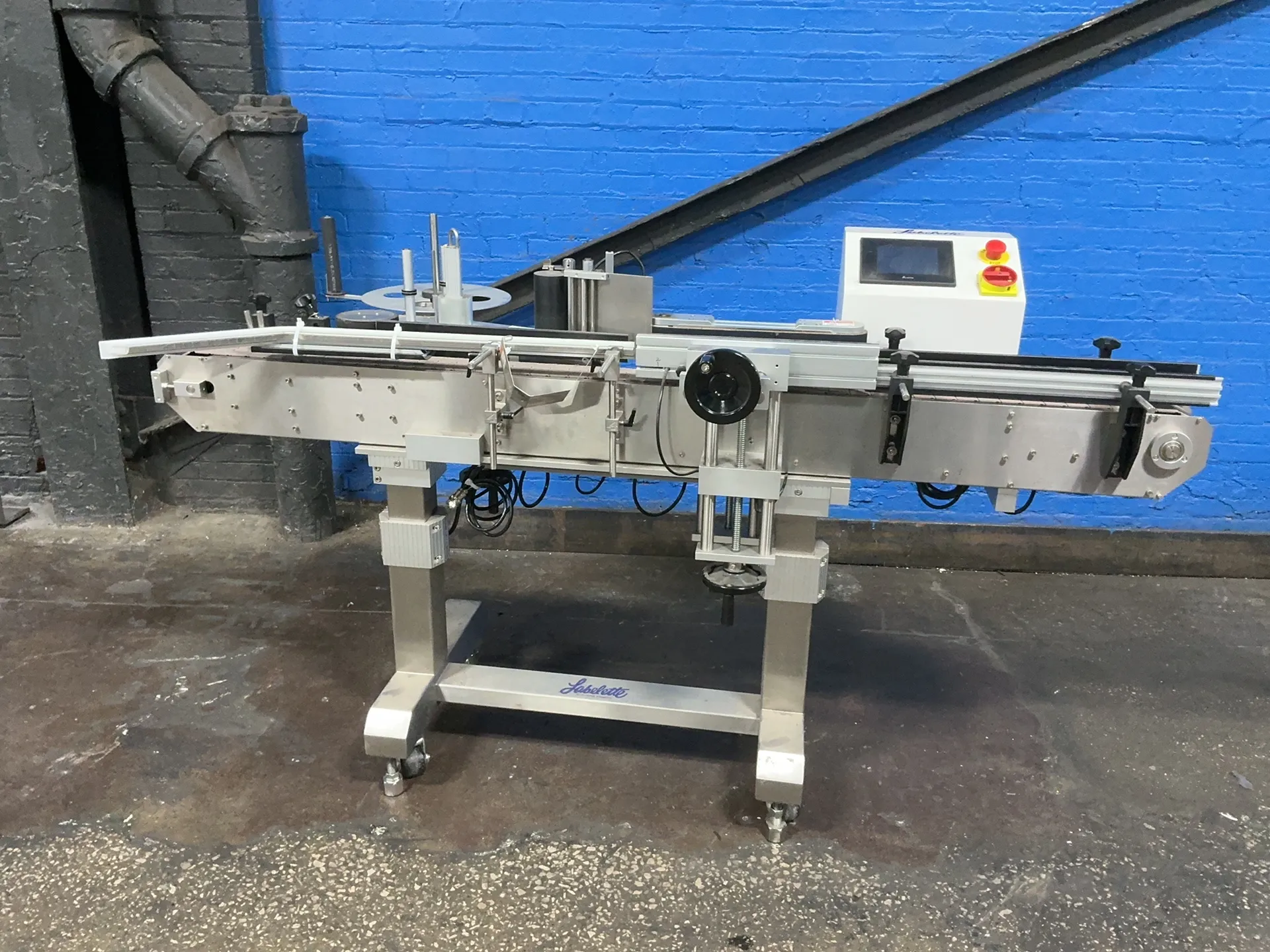Accutek #24-APS-106A, labeling machine, 3" x 72" conveyor, Labelette controller, 3 A, 110 V., 2020 - Image 1