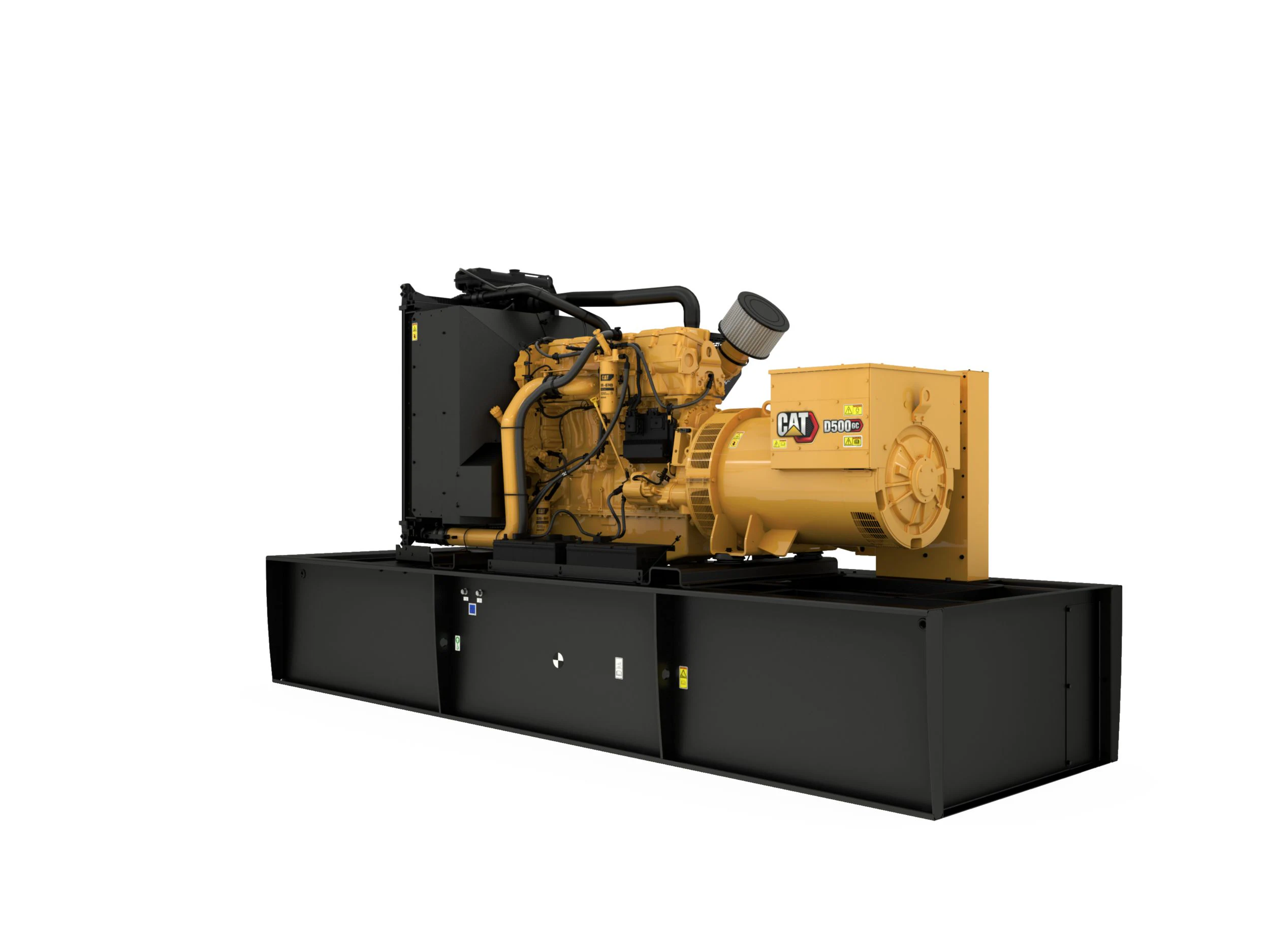 500 KW Caterpillar #D500-GC, diesel generator set, 277/480 Volts, 3-phase, 762 HP, C15 engine, Tier 2, sound - Image 3