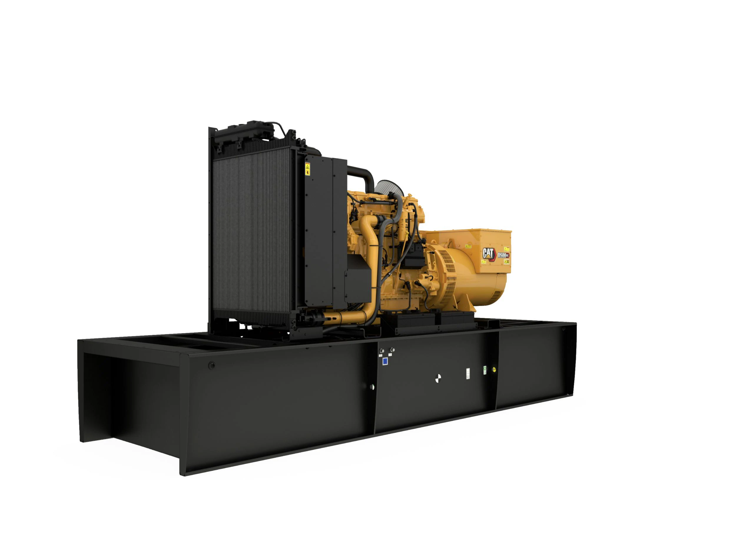 500 KW Caterpillar #D500-GC, diesel generator set, 277/480 Volts, 3-phase, 762 HP, C15 engine, Tier 2, sound - Image 4