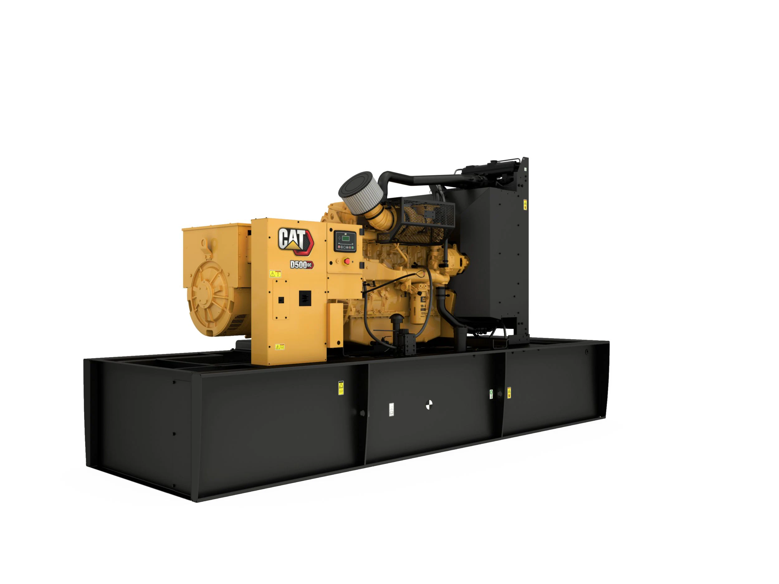 500 KW Caterpillar #D500-GC, diesel generator set, 277/480 Volts, 3-phase, 762 HP, C15 engine, Tier 2, sound - Image 5