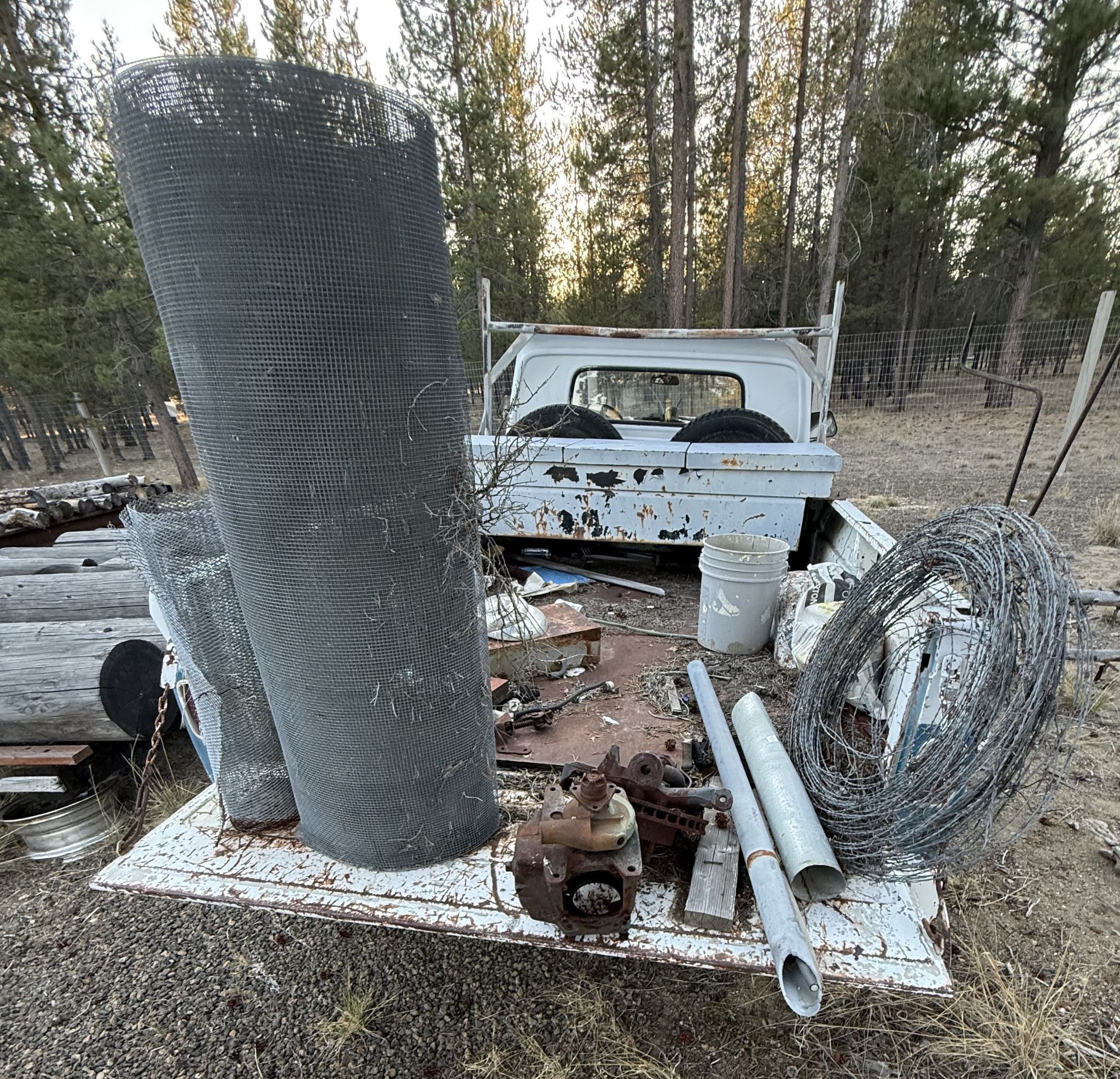 Chevrolet #C10, Fleetside Long Bed Pickup Truck, inline 6 engine, column shift, bench seat, front push bar - Image 10