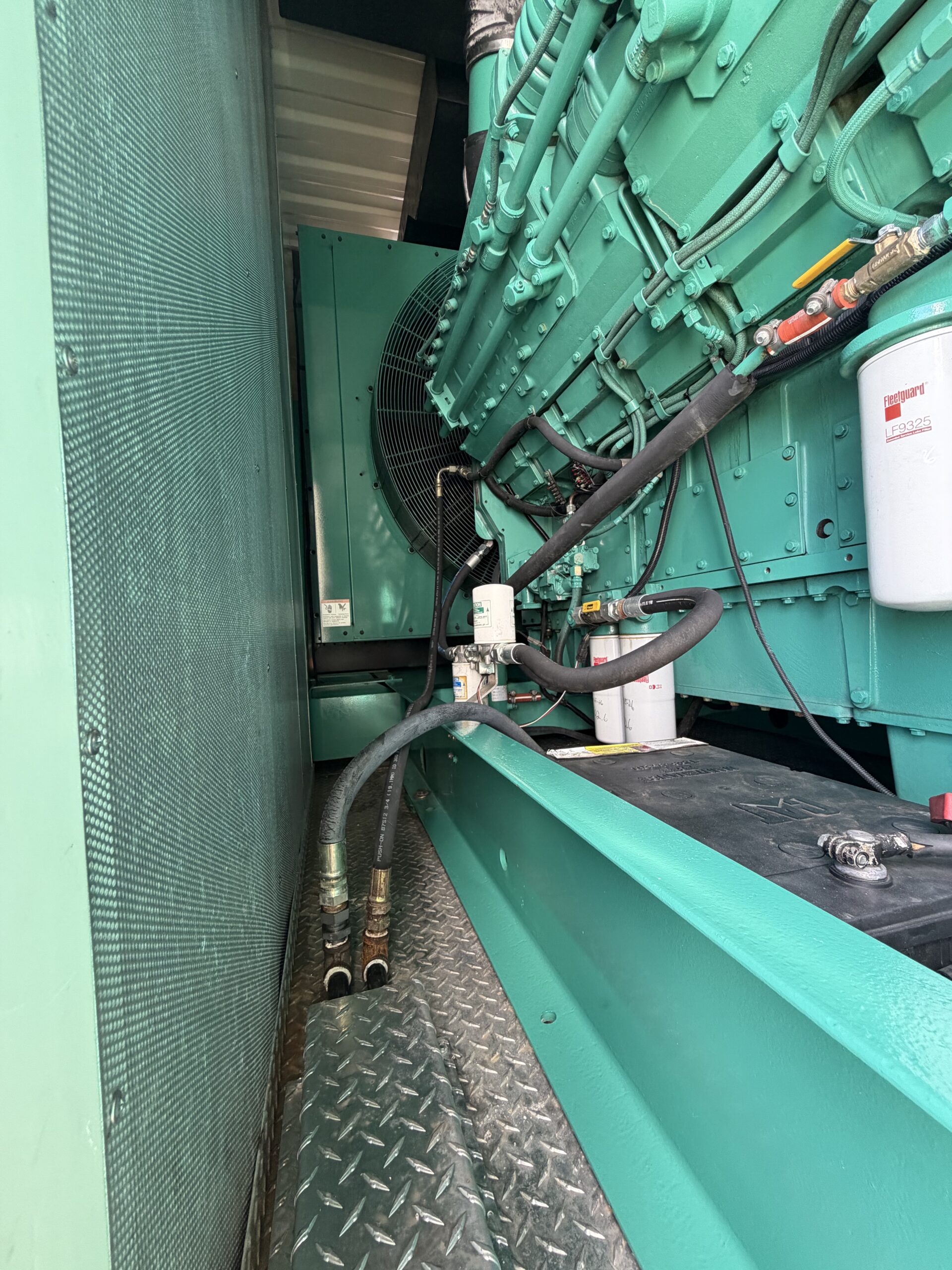 1500 KW Cummins #KTA50-G2, Diesel Power Module, 1800 RPM, 480 Volt, 2500 amp circuit breaker, Deep Sea 8610 - Image 7