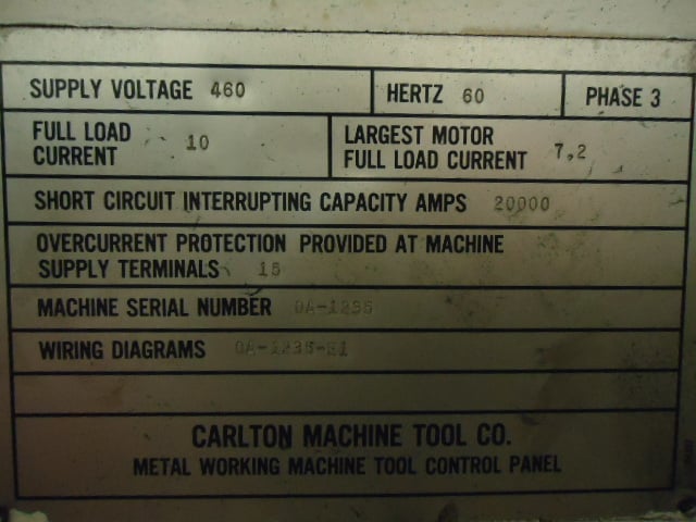 4' -9" Carlton radial drill, 12 speed, 1979 - Image 4