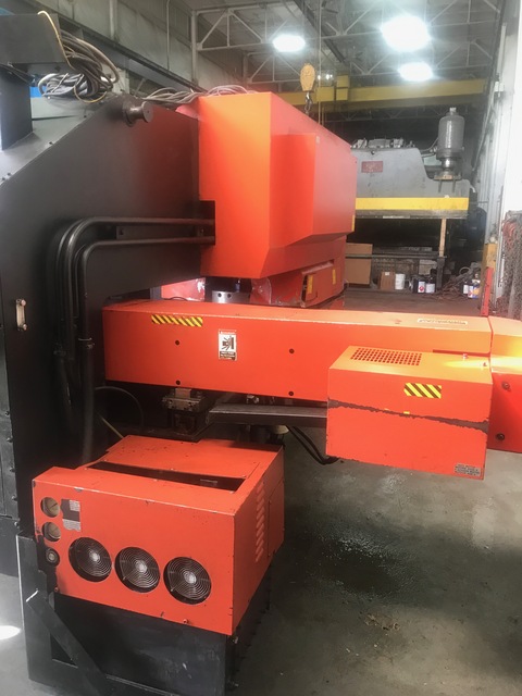 33 Ton, Amada #Pega-357, CNC turret punch, 58 stations, 50" x72", GE Fanuc 04PC, 1994 - Image 3