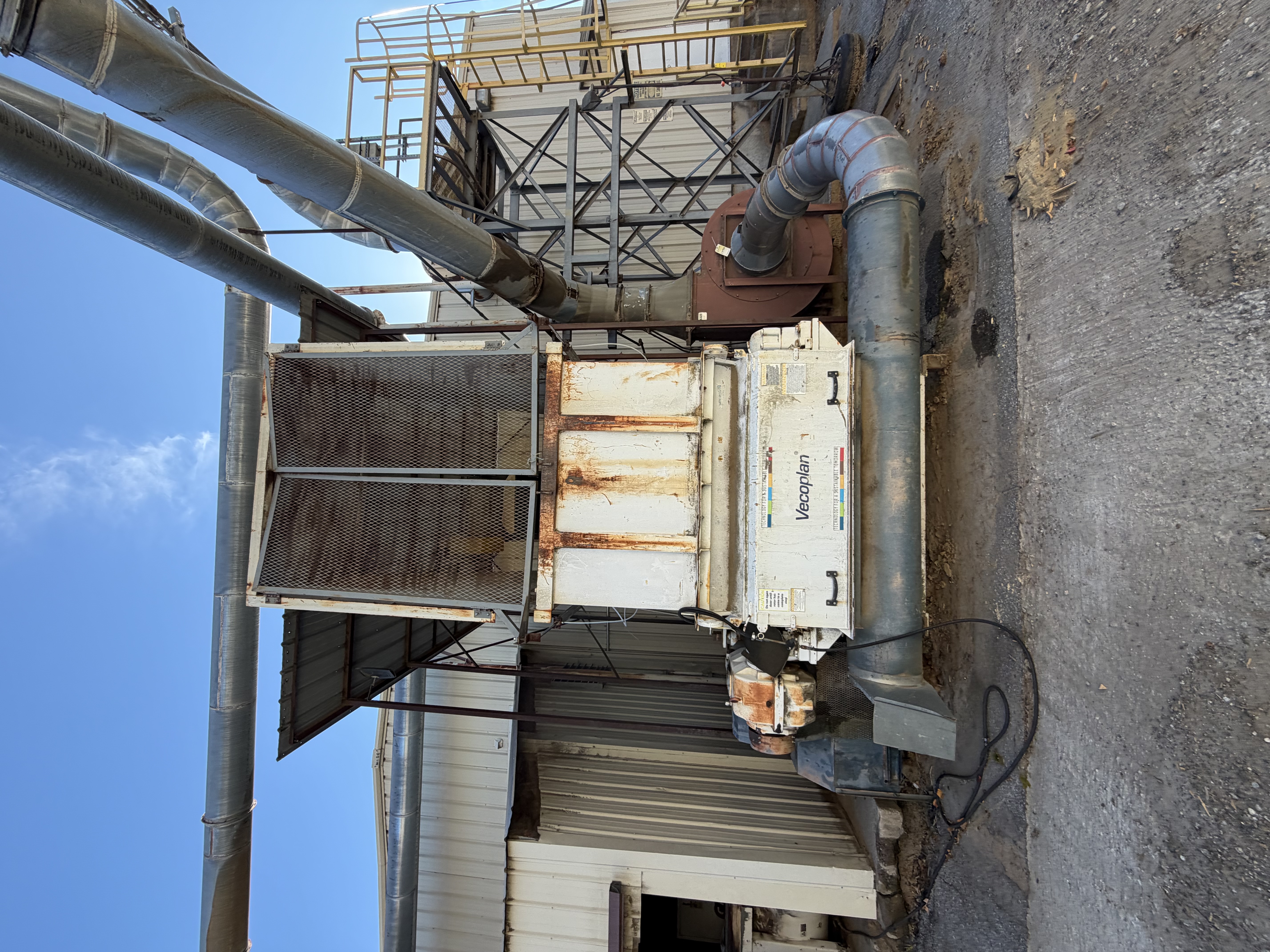 Vecoplan #RETECH-RG62-150, Wood Grinder, 62" rotor, 150 HP, heavy duty gearbox, infeed conveyor, 2016 - Image 4