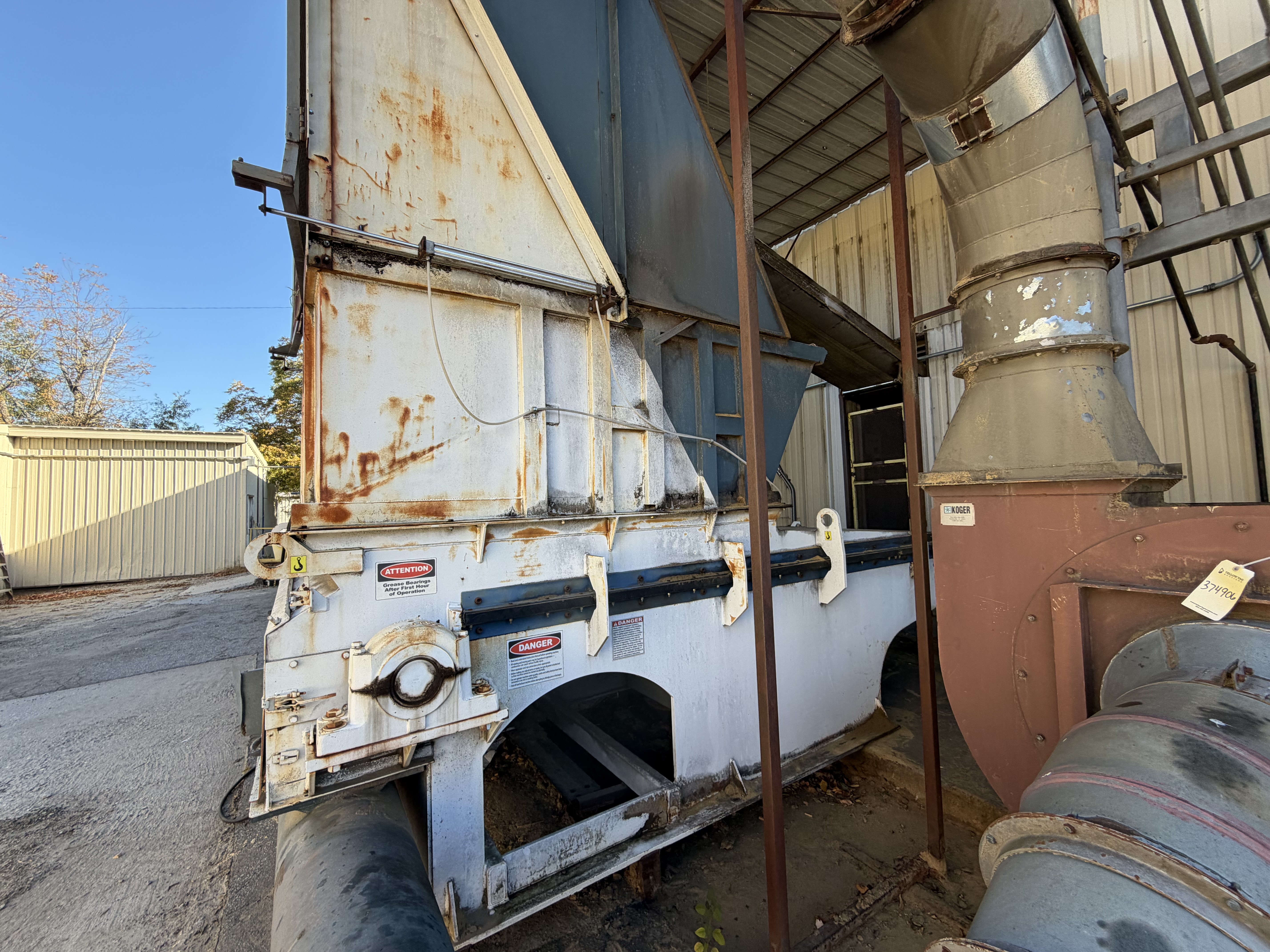 Vecoplan #RETECH-RG62-150, Wood Grinder, 62" rotor, 150 HP, heavy duty gearbox, infeed conveyor, 2016 - Image 5