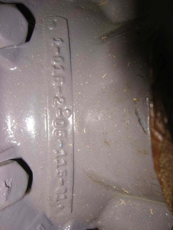 Nash MS-8719, tube & shell type heat exchanger, p/n 1-015-2-05-115-01; approx. 5" diameter, 70" LOA, - Image 3