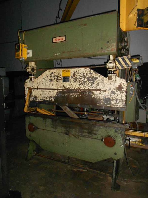 35 Ton, DiAcro #14-72, hydra-power press brake, 6' overall, 62" between housing, 2" stroke, 9" Shut Height - Image 1