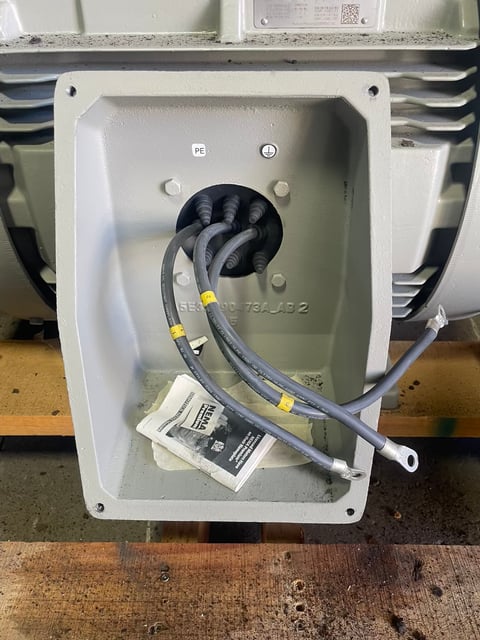 75 HP 1200 RPM Siemens, Frame 405T, TEFC BB, 460 Volts, New Surplus - Image 1