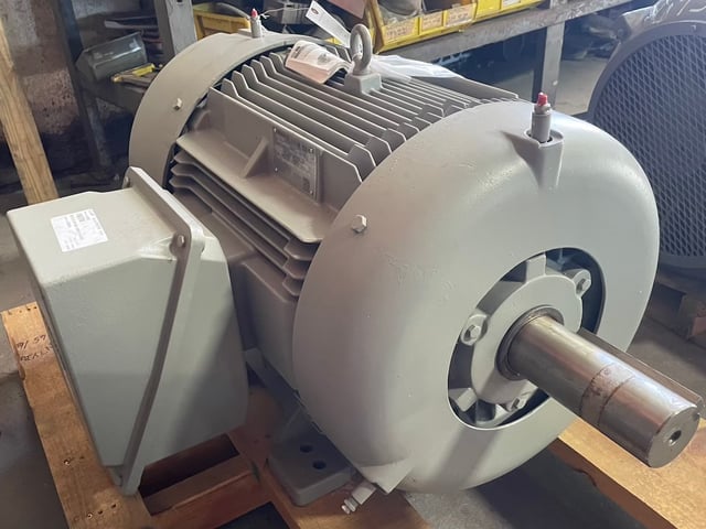 75 HP 1200 RPM Siemens, Frame 405T, TEFC BB, 460 Volts, New Surplus - Image 2