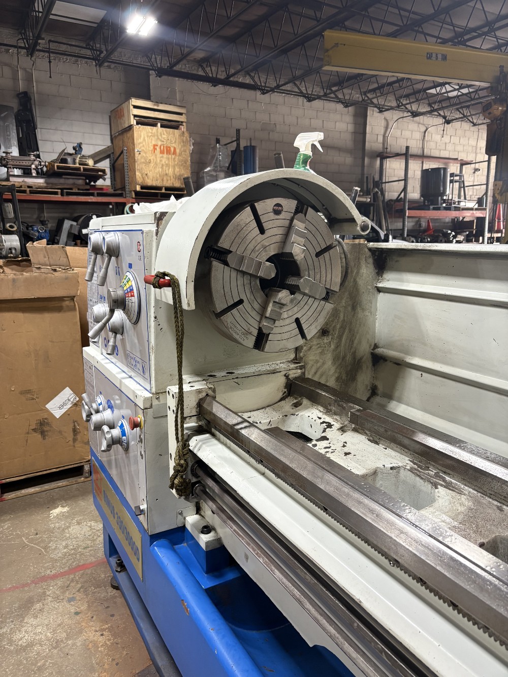 26" x 120" Knuth #Sinus-D-330/3000, engine lathe, 35" swing in gap, 17" swing over cross slide, 4.13" spindle - Image 3