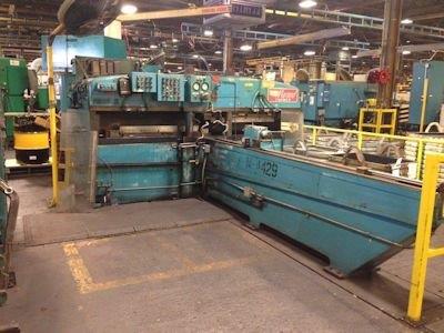 No. 350S Anderson Cook, 9.5" opening, 125 HP, 48" rack box, ext.under arm, 55" str., #22913 - Image 1