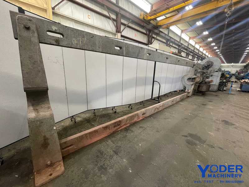 250 Ton, Chambersburg wheel press, 24 stroke, 3 stage pump, 12" cylinder diameter, #57698 - Image 7