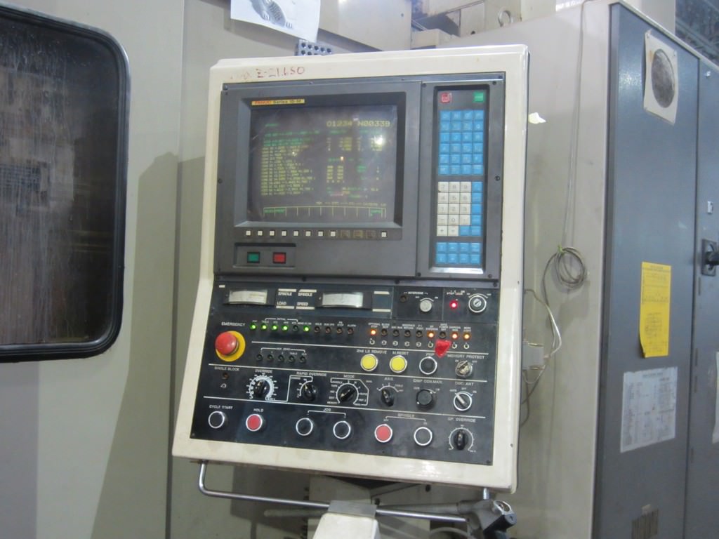 Mitsui-Seiki #HS-5A, 24.8" x 24.8"pallets,.001 deg,Fanuc 15M, 180 automatic tool changer,thru spindle - Image 5
